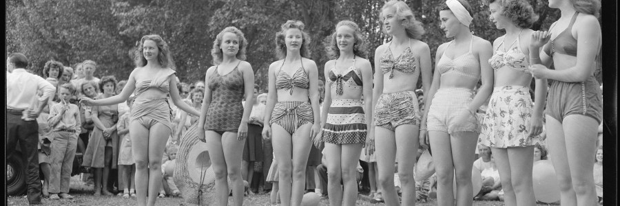 Some of the entries in the beauty contest. Price is center of coal mining activities for Utah. Price, Carbon County, Utah